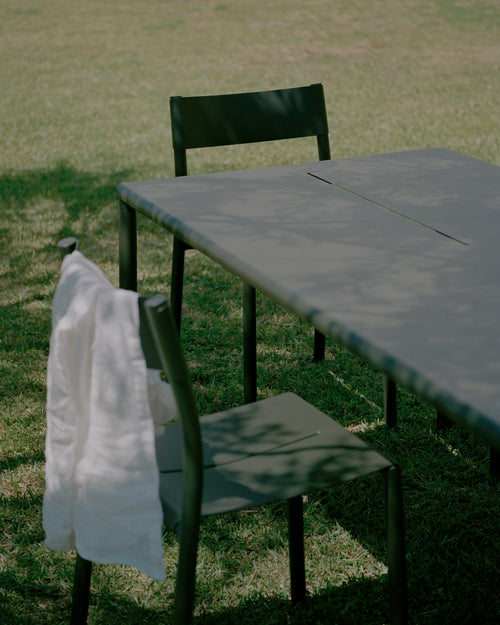 May Table 170x85, Outdoor, Steel, Dark Green