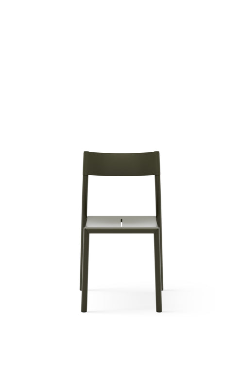 May Chair, Outdoor, Steel, Dark Green